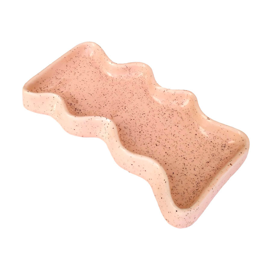 5-mm-paper-plateau-a-vague-rectangle-ceramique-rose-peche-mouchete-Atelier-Kumo
