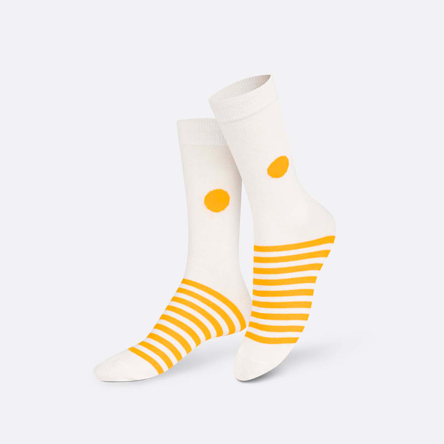 Eat-My-Socks-chaussettes-miso-ramen-2-paires-blanc-orange-Atelier-Kumo