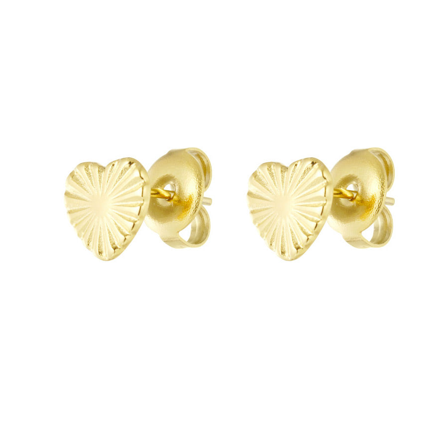 Yw-Boucles-oreilles-en-forme-de-coeur-avec-motif-or-Atelier-Kumo