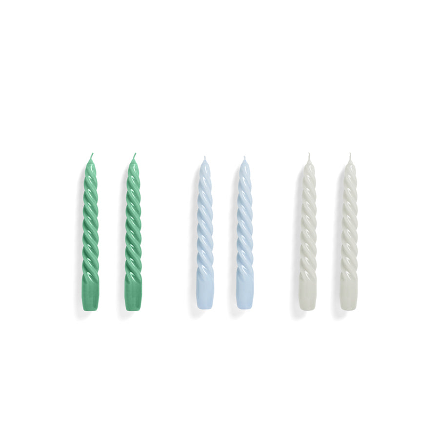 Hay-bougies-spirale-6-vert-bleu-gris-Atelier-Kumo