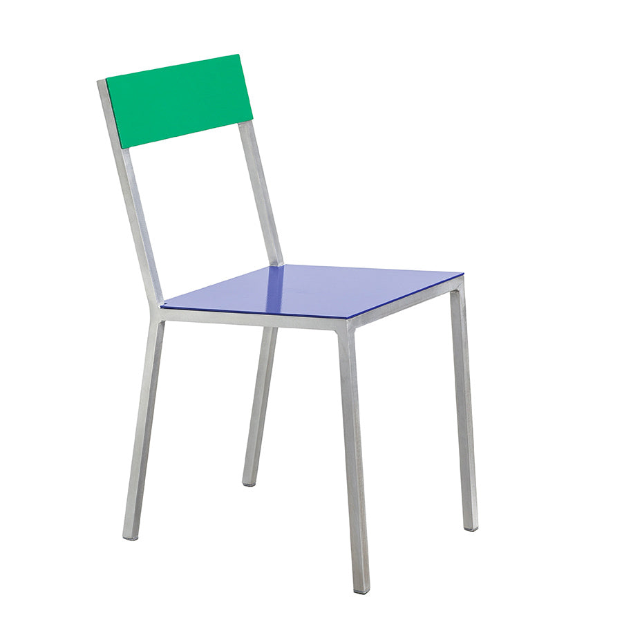 Muller-van-Severen-chaise-aluminium-alu-chair-bleu-foncé-vert-Valerie-Objects-Atelier-Kumo