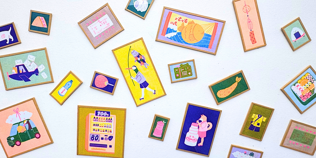 Les risographies japonaises de Knapfla x Atelier Kumo