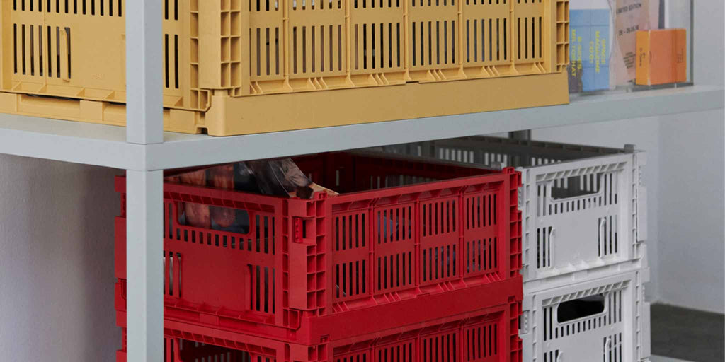 Les cagettes Hay comme rangements Atelier Kumo