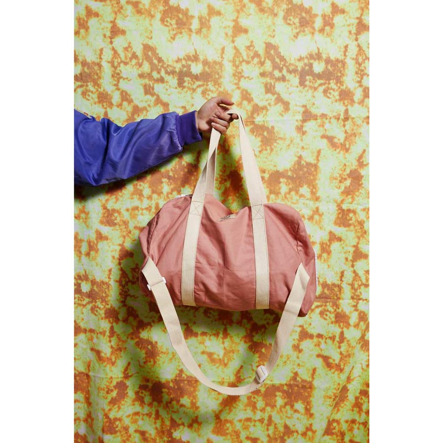 Sac de voyage Savoy grande taille en toile Supreme beige et ébène