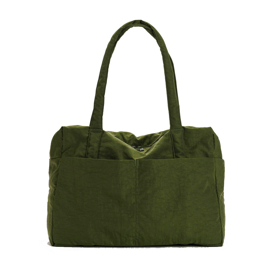 Baggu-bagage-a-main-cloud-carry-on-vert-fonce-nylon-lourd-Atelier-Kumo
