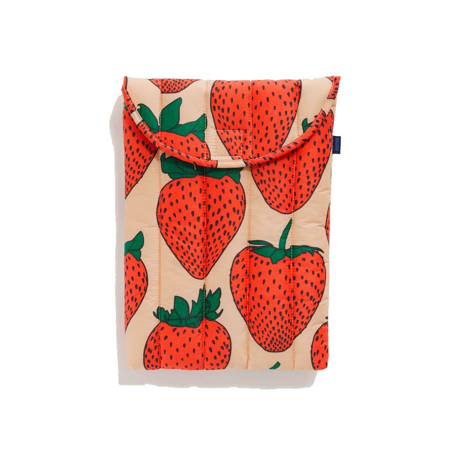 Baggu-housse-pour-ordinateur-portable-puffy-fraises-13-14-pouces-nylon-ripstop-durable-Atelier-Kumo