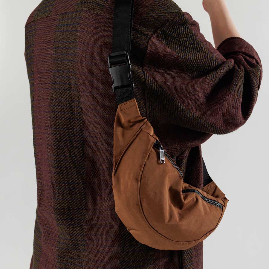 Veste Longue en Jean Marron Style Surchemise Imprimé Aztèque au Dos Veste Longue en Jean Marron Style Surchemise Imprimé Aztèque au Dos