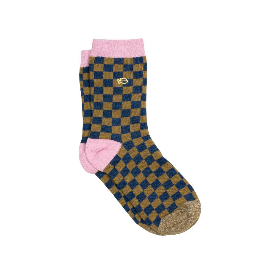 Billybelt-chaussettes-a-carreaux-bleu-kaki-Atelier-Kumo