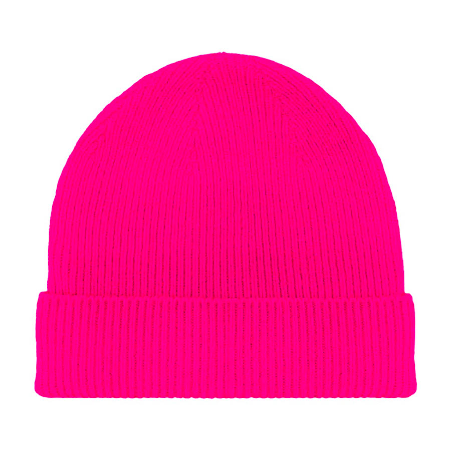 Cezembre-bonnet-merinos-cachemire-rose-neon-Atelier-Kumo