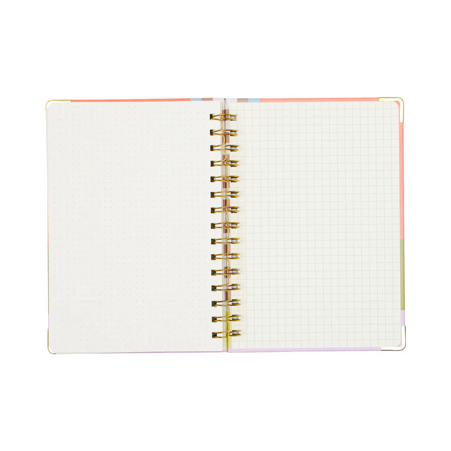 Designworks Ink Planner DesignWorks Ink - Planner à spirale Geo Checks coloré | Atelier Kumo