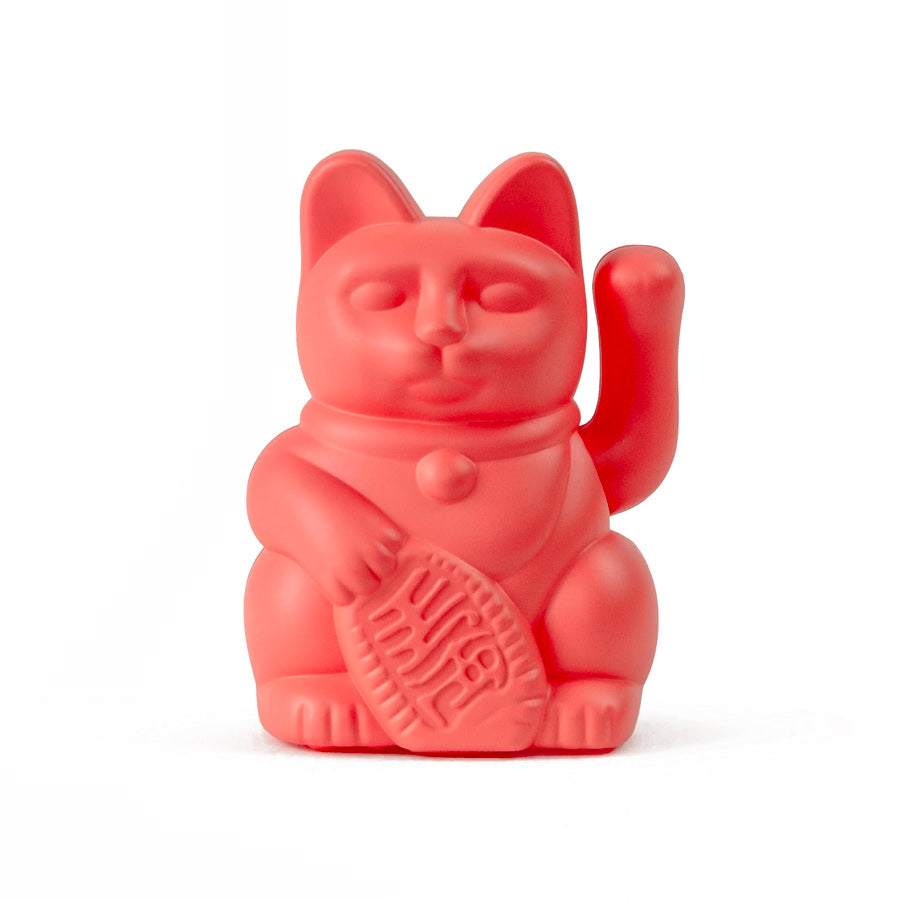 Donkey-mini-chat-porte-bonheur-manekineko-neon-orange-Atelier-Kumo