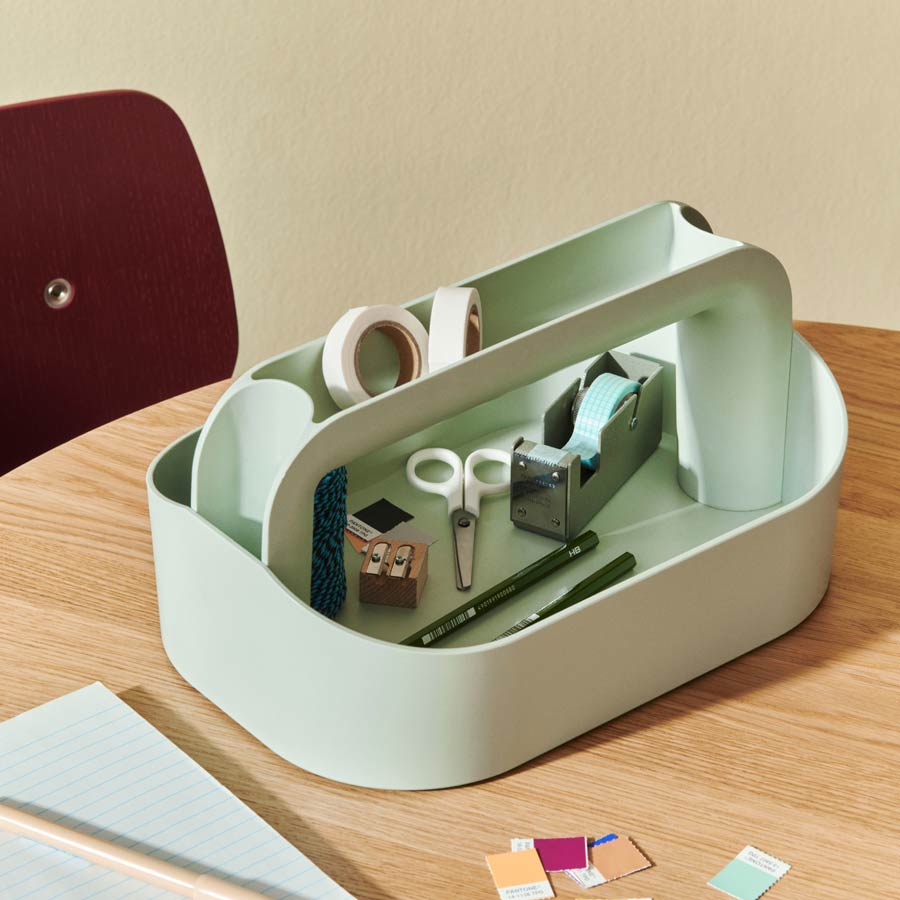 Hay-boite-a-outils-recycle-vert-menthe-ambiance-Atelier-Kumo