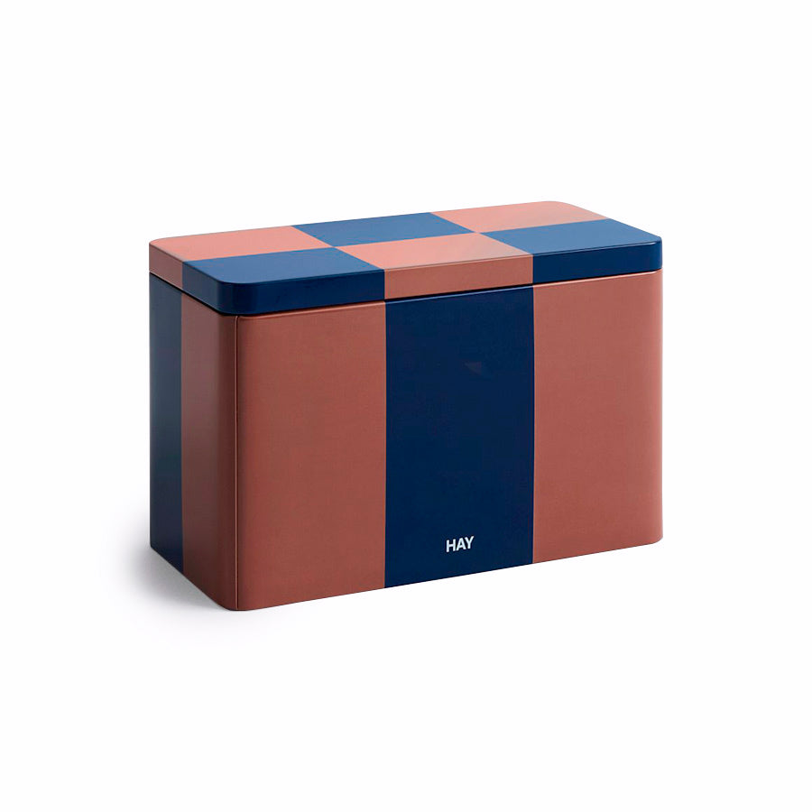 Hay-boite-tin-carreaux-marron-bleu-Atelier-Kumo