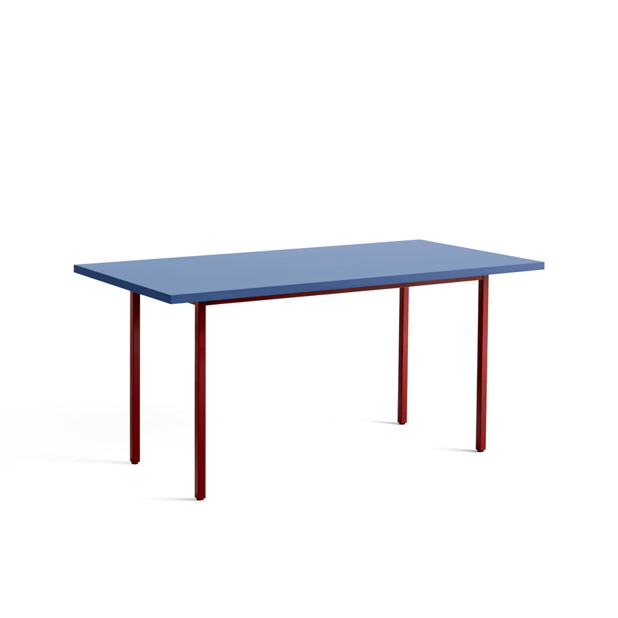 Hay-table-two-color-rectangle-160-82-cm-bordeaux-bleu-Muller-Van-Severen-Atelier-Kumo