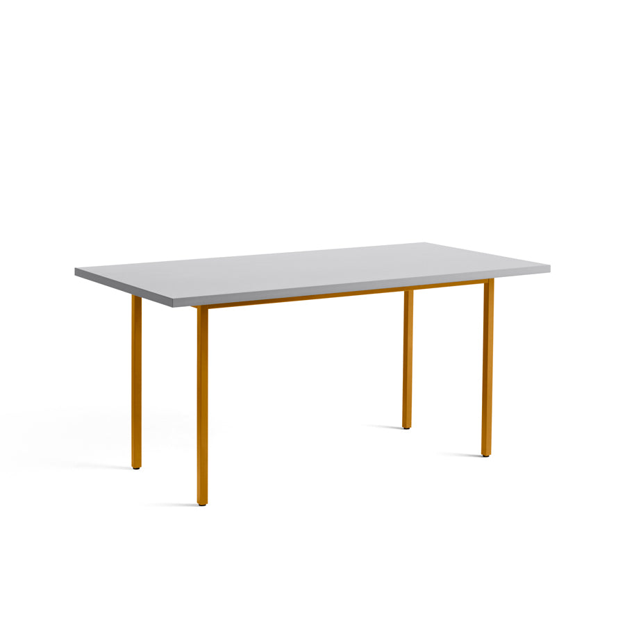 Hay-table-two-color-rectangle-160-82-cm-ocre-gris-clair-Muller-Van-Severen-Atelier-Kumo
