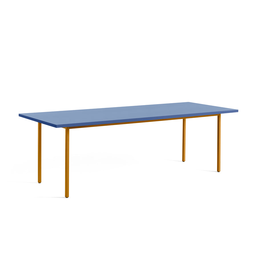 Hay-table-two-color-rectangle-240-90-cm-ocre-bleu-Muller-Van-Severen-Atelier-Kumo