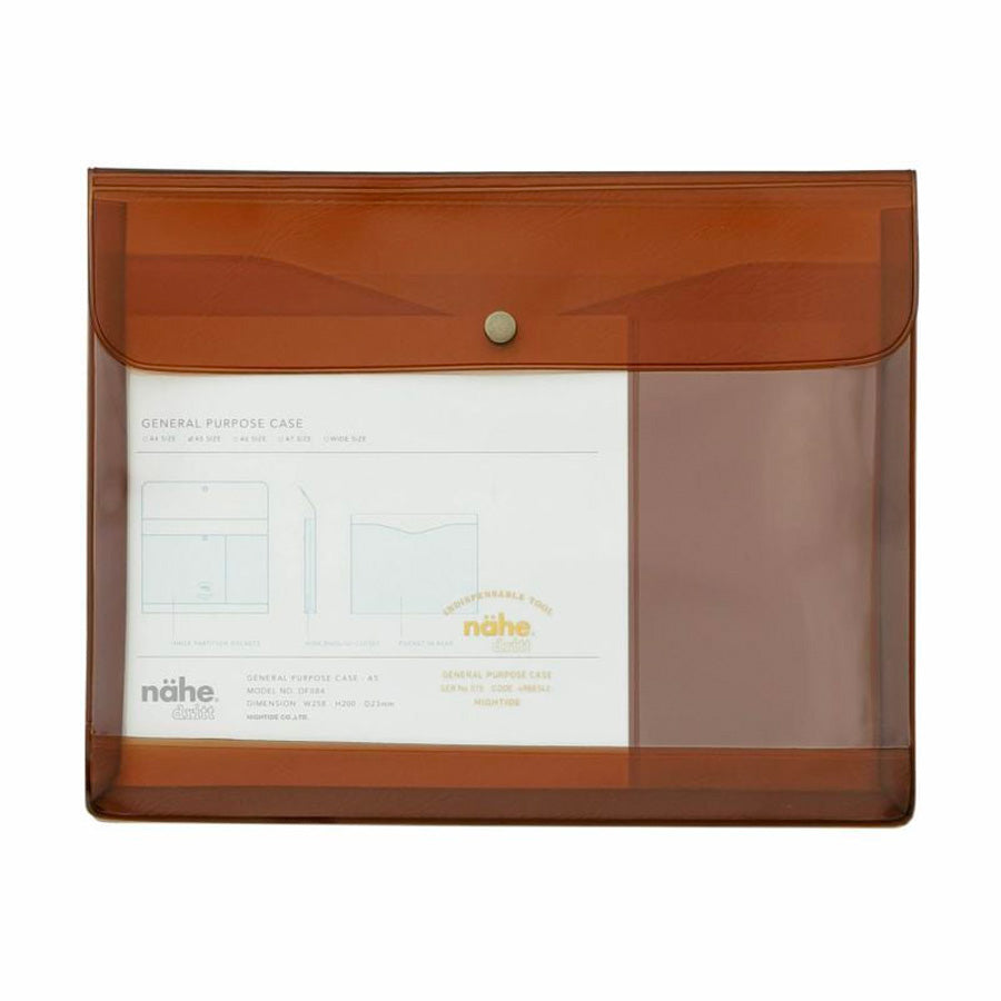 Hightide-pochette-nahe-A5-marron-Atelier-Kumo