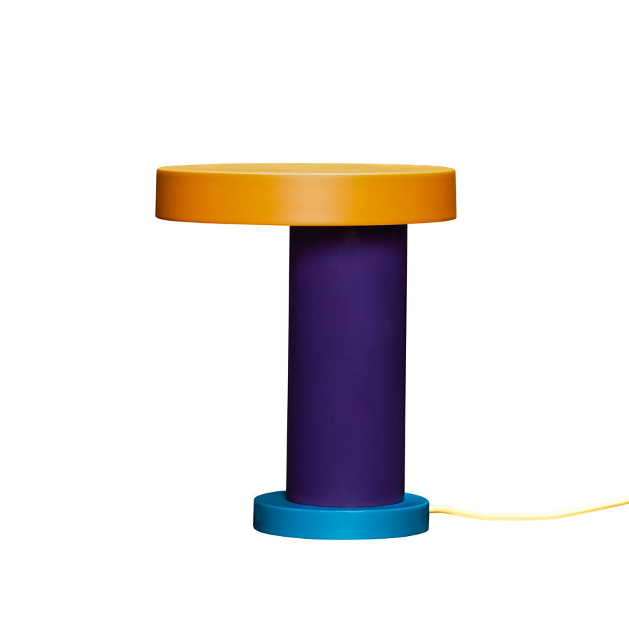 Hubsch-lampe-a-poser-magic-jaune-violet-bleu-petrole-Atelier-Kumo