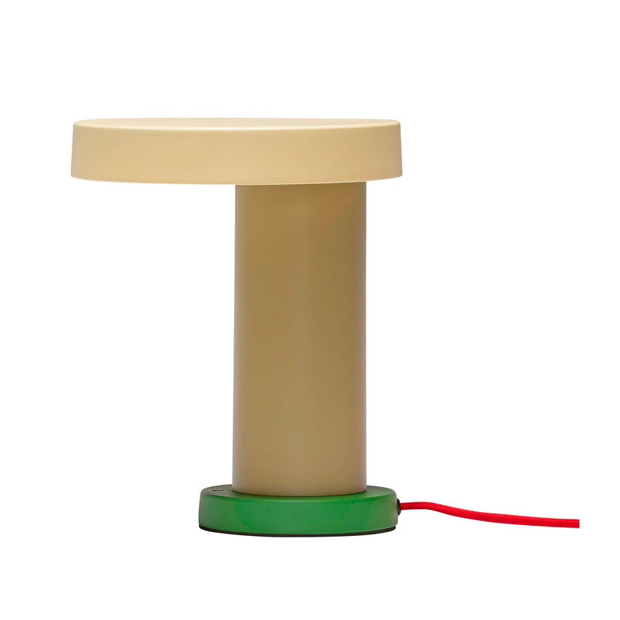 Hubsch-lampe-led-a-poser-magic-vert-olive-vanille-luminaire-Atelier-Kumo