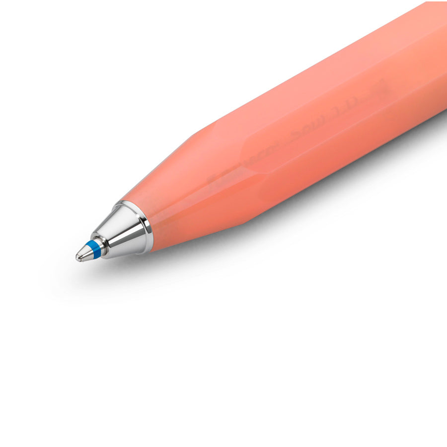Kaweco-stylo-bille-frosted-givre-sport-orange-detail-argent-Atelier-Kumo