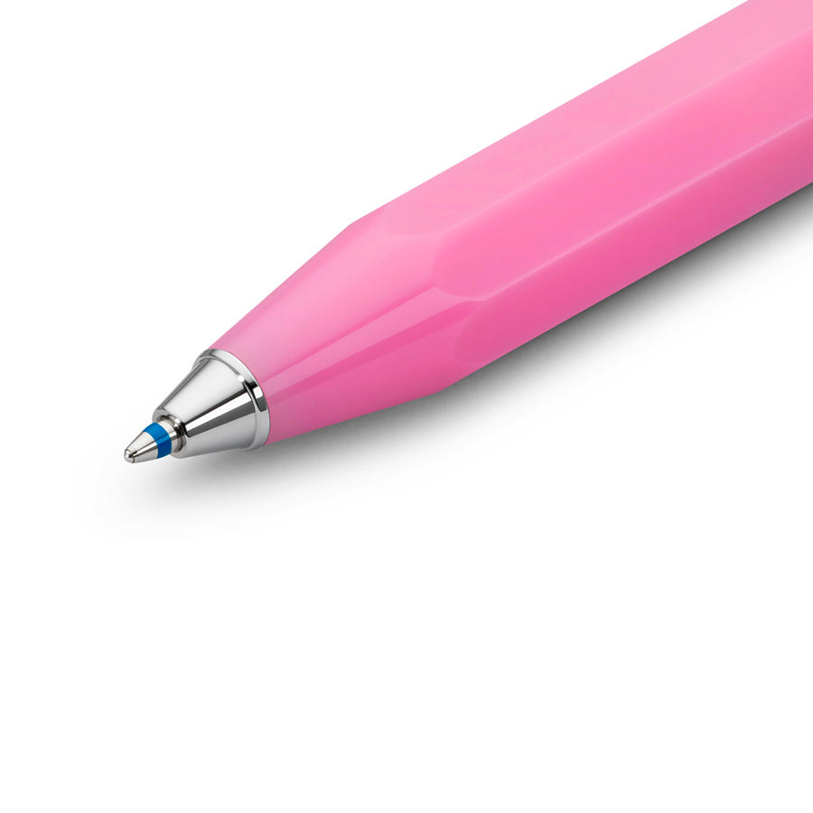 Kaweco-stylo-bille-frosted-givre-sport-rose-detail-argent-Atelier-Kumo