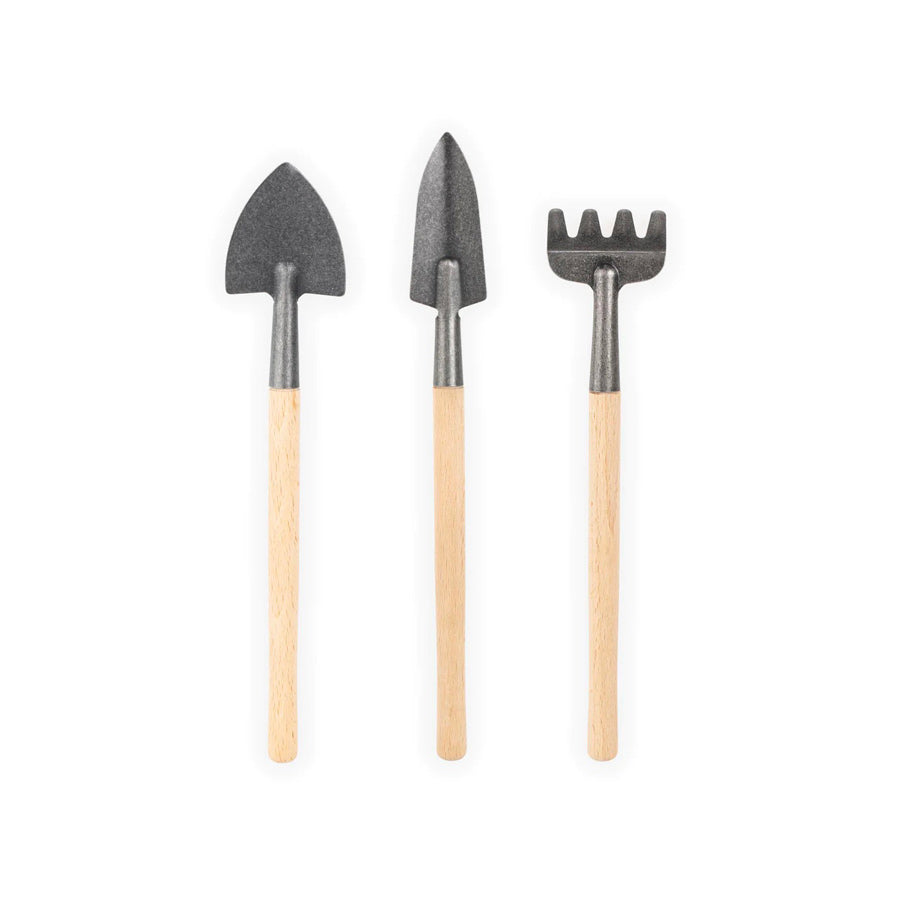 Kikkerland - Set de 3 mini outils de jardinage