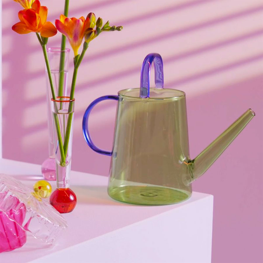 Arrosoir Geli 2 Litres Vert - Design Classique, Léger, Bec Long, Poignée Pratique