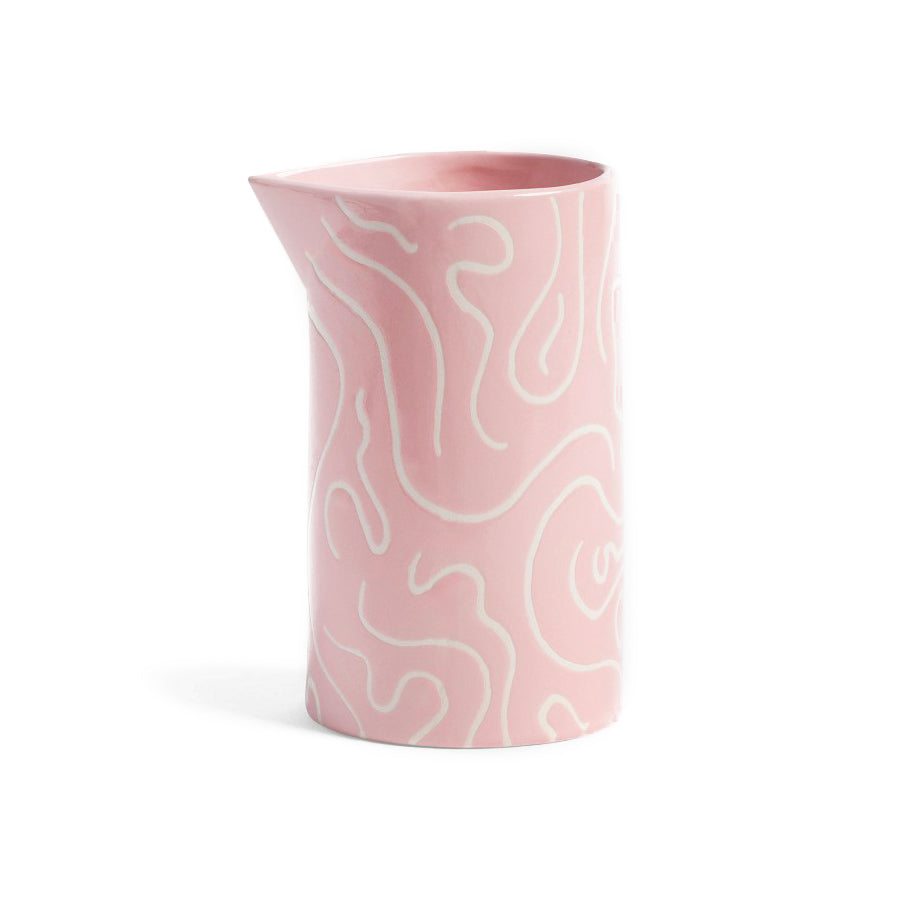 Klevering-carafe-rose-soba-en-porcelaine-Atelier-Kumo