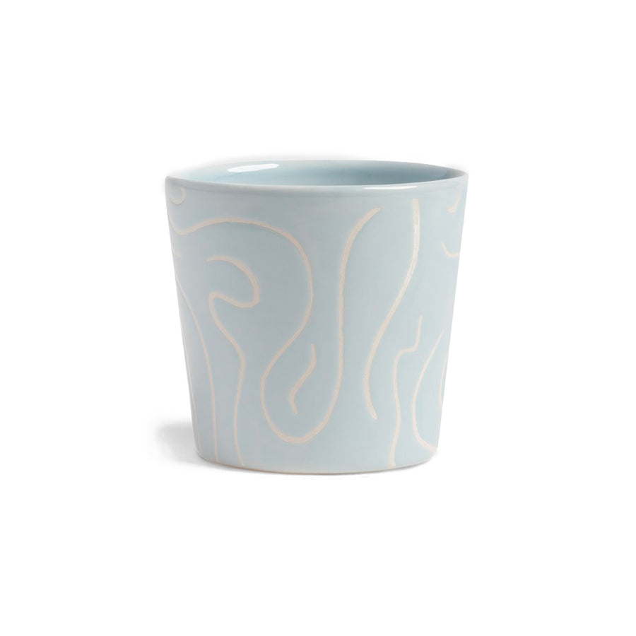 Klevering-petite-tasse-bleu-ciel-soba-en-porcelaine-Atelier-Kumo