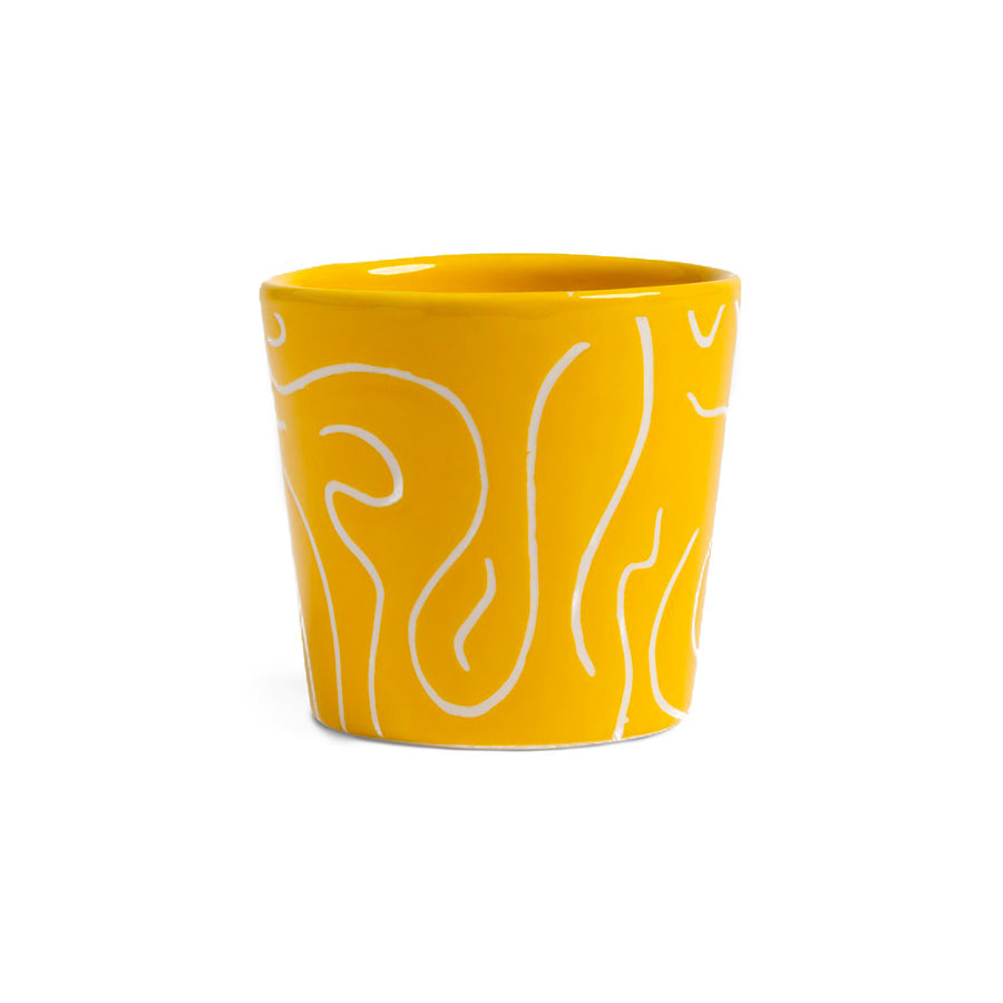 Klevering-petite-tasse-jaune-soba-en-porcelaine-Atelier-Kumo