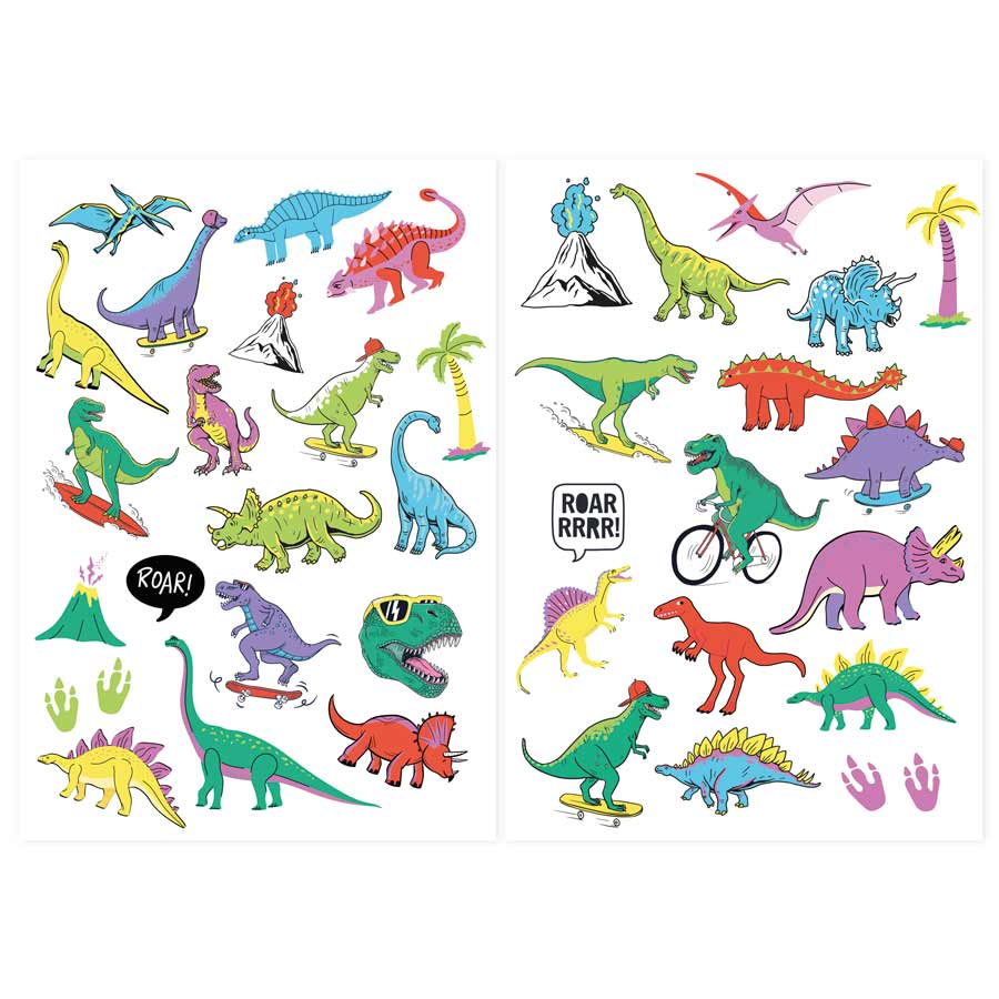La-Grande-Epicerie-pochette-de-tattoos-dino-crush-enfants-Atelier-Kumo