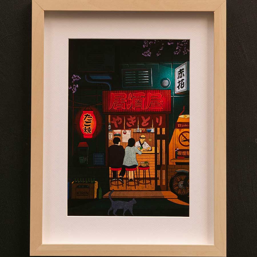 La-Petite-Epicerie-kit-peinture-izakaya-cadre-Atelier-Kumo