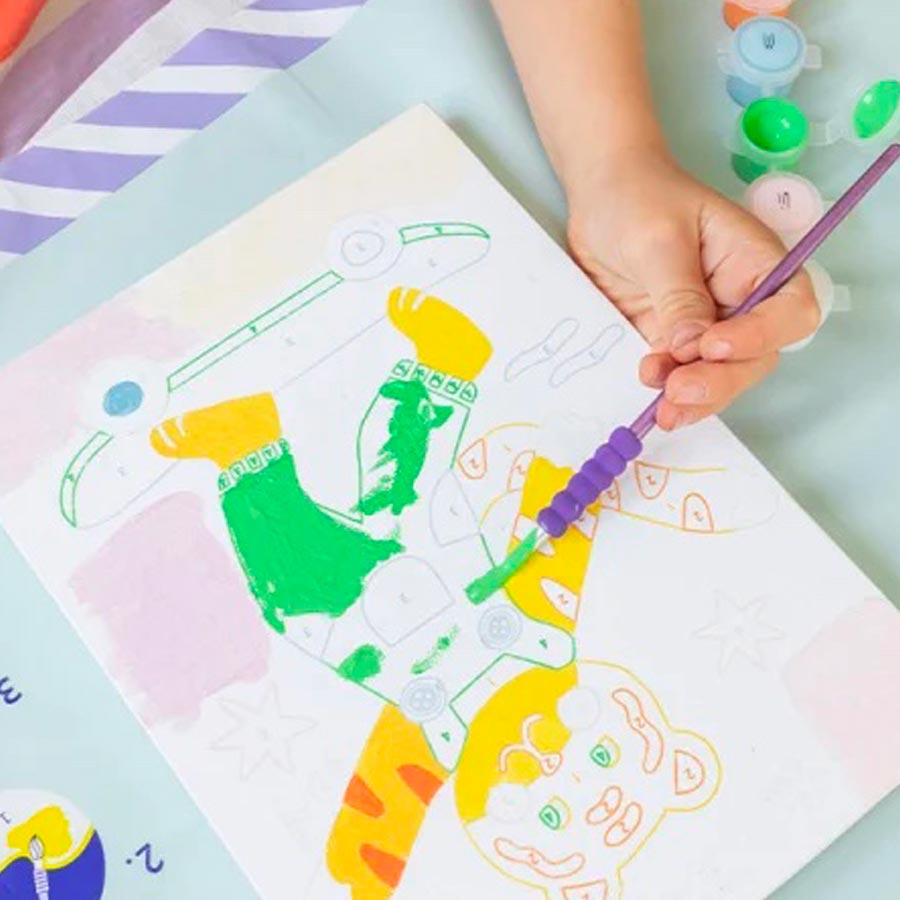 OfFsum Kit de peinture par numéros pour adultes et enfants avec toile texturée pré-imprimée 40 OfFsum Kit de peinture par numéros pour adultes et enfants avec toile texturée pré-imprimée 40