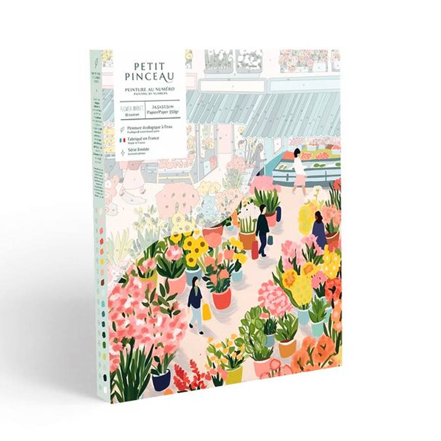 La-petite-epicerie-coffret-peinture-au-numero-flower-market-par-zaze-art-Atelier-Kumo