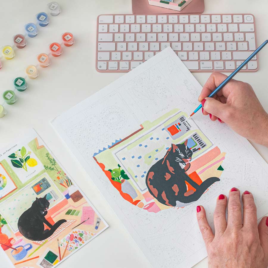 La-petite-epicerie-coffret-peinture-au-numero-la-pause-du-chat-activite-artistique-Atelier-Kumo