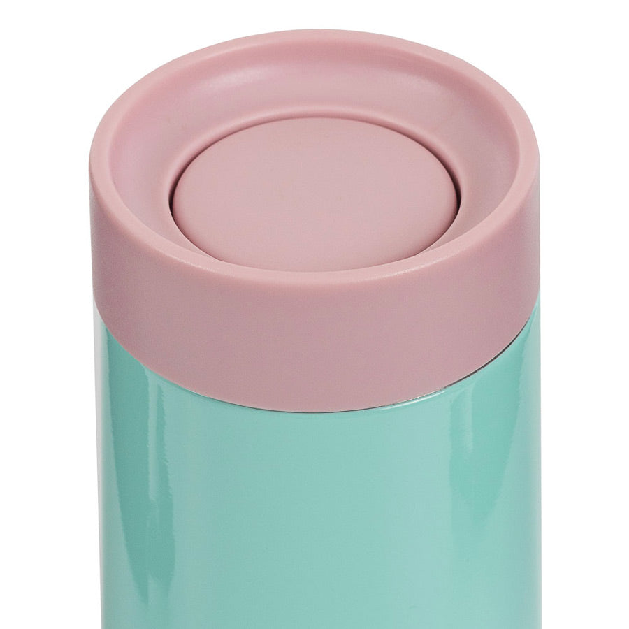 Lund-London-thermos-menthe-rose-capuchon-Atelier-Kumo