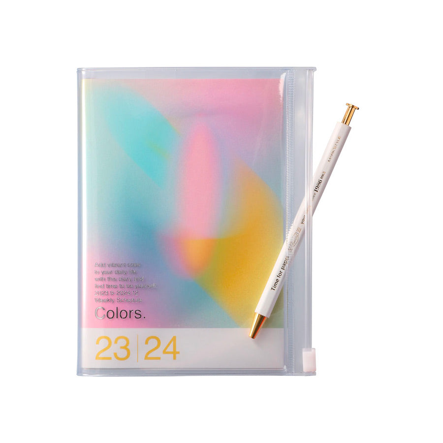 Mark_s-agenda-A6-2023-2024-gradiant-rose-stylo-Atelier-Kumo