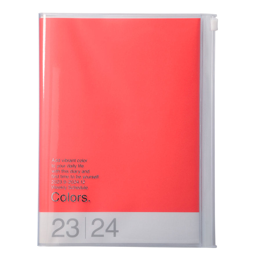 Agenda 2024 / a5 / japonais libellule rouge / 15x21cm - Un grand marché