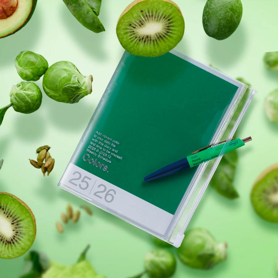 Marks-agenda-colors-2025-2026-vert-ambiance-Atelier-Kumo