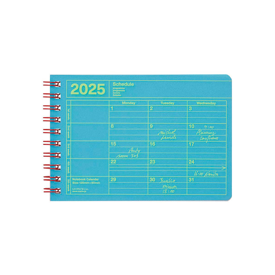 Marks-calendrier-XS-janvier-2026-menthe-Atelier-Kumo