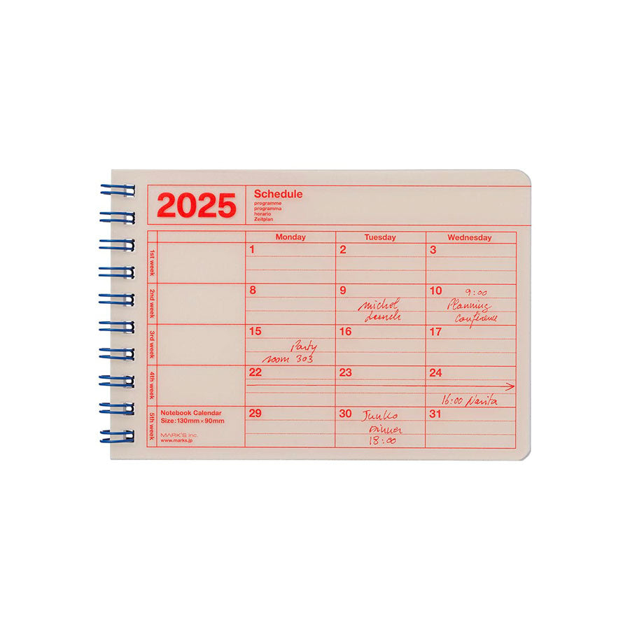 Marks-calendrier-janvier-XS-2026-beige-Atelier-Kumo