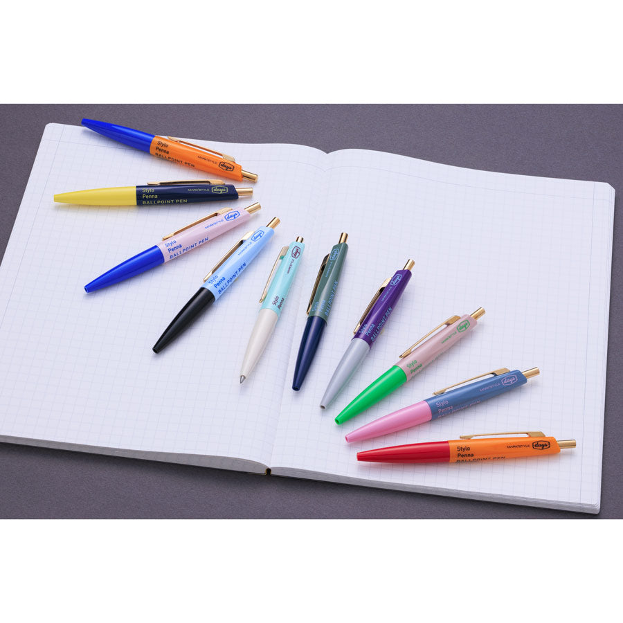 Marks-mini-stylo-bille-bicolore-days-collection-ambiance-nouvelles-teintes-Atelier-Kumo