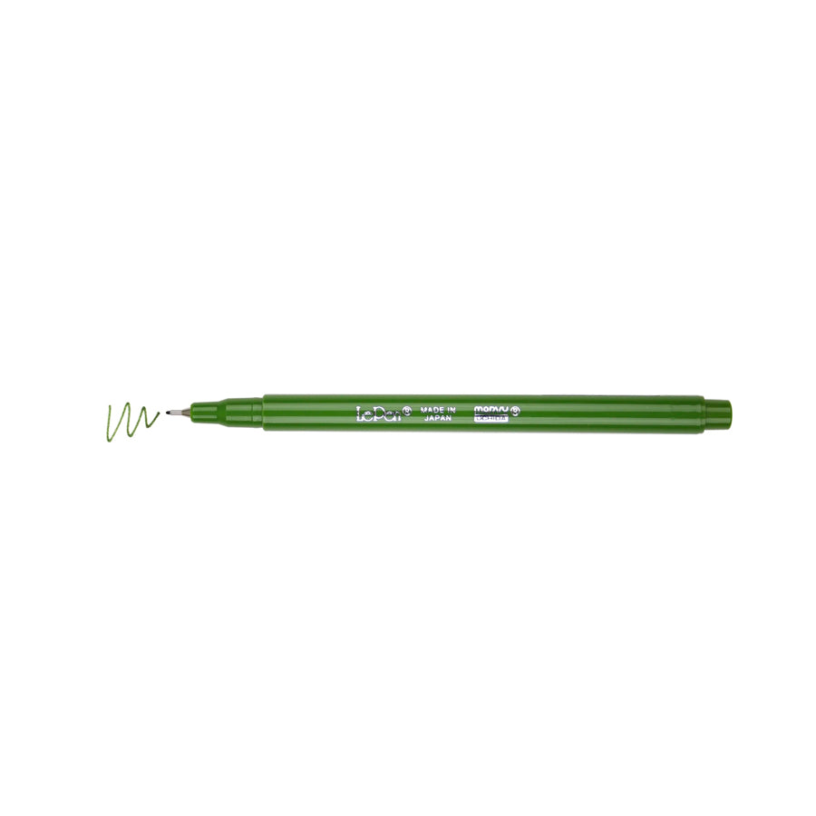 Marvy-Uchida-stylo-feutre-fin-the-pen-basic-vert-olive-Atelier-Kumo