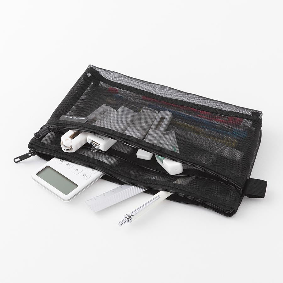Midori-papeterie-pochette-mesh-pen-pouch-noir-Atelier-Kumo