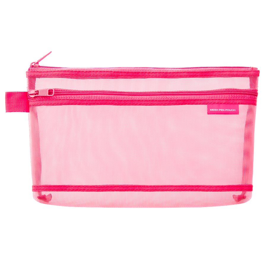Midori-pochette-mesh-pen-pouch-rose-Atelier-Kumo