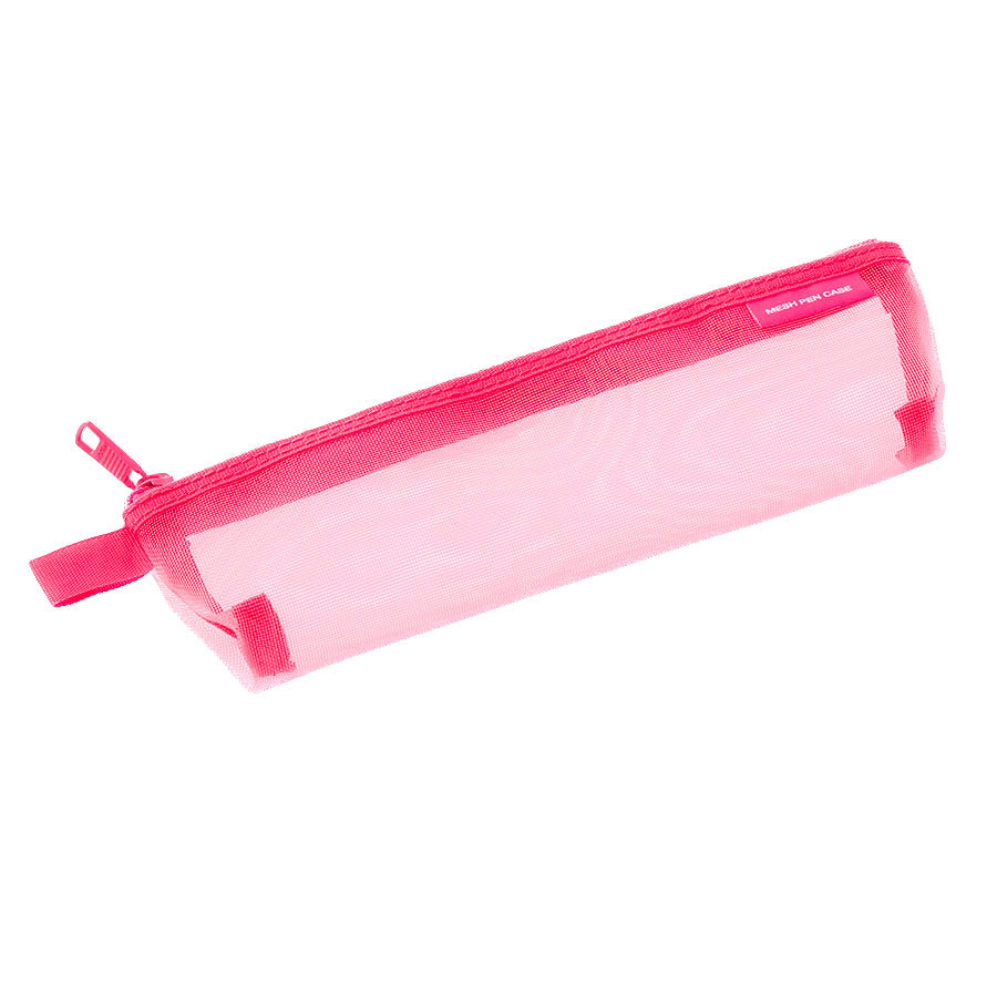 Midori-trousse-mesh-pen-pouch-rose-rangement-Atelier-Kumo