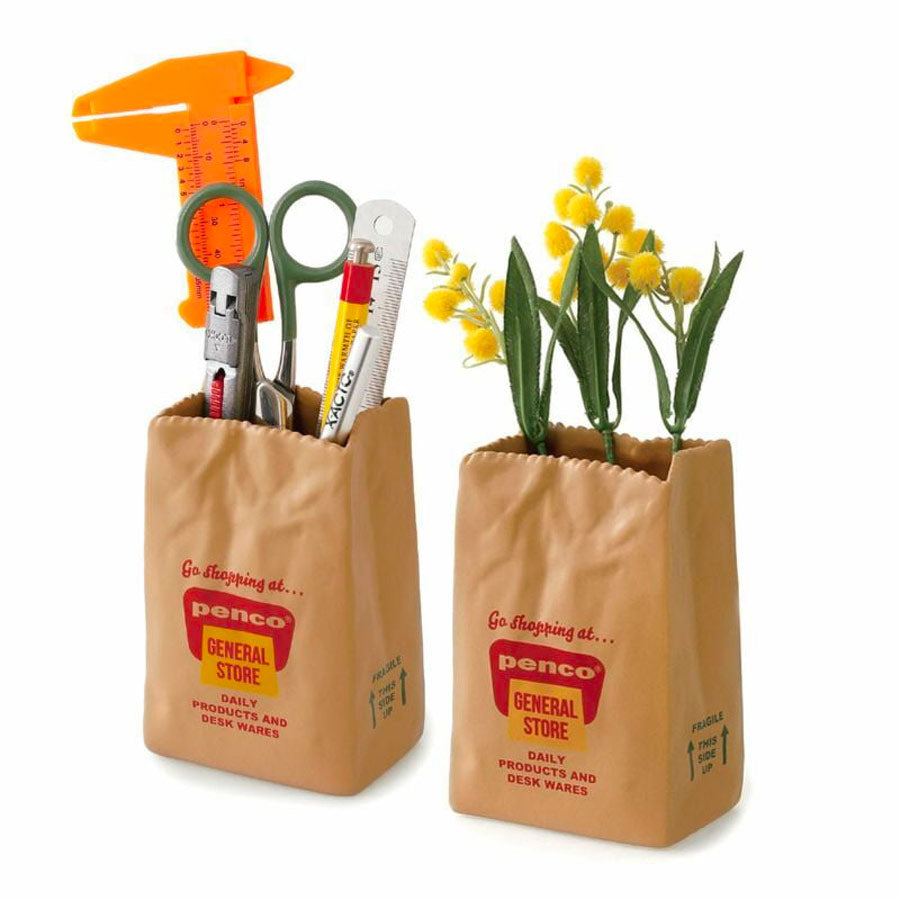 Misc-vase-crayons-penco-ceramique-marron-Atelier-Kumo