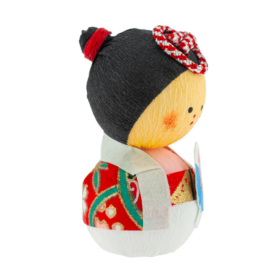 Nippon-kodo-okiagari-japonais-culbuto-matsuri-fille-papier-mache-Atelier-Kumo