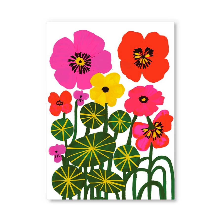 OHH-DEER-carte-postale-nasturtiums-Atelier-Kumo
