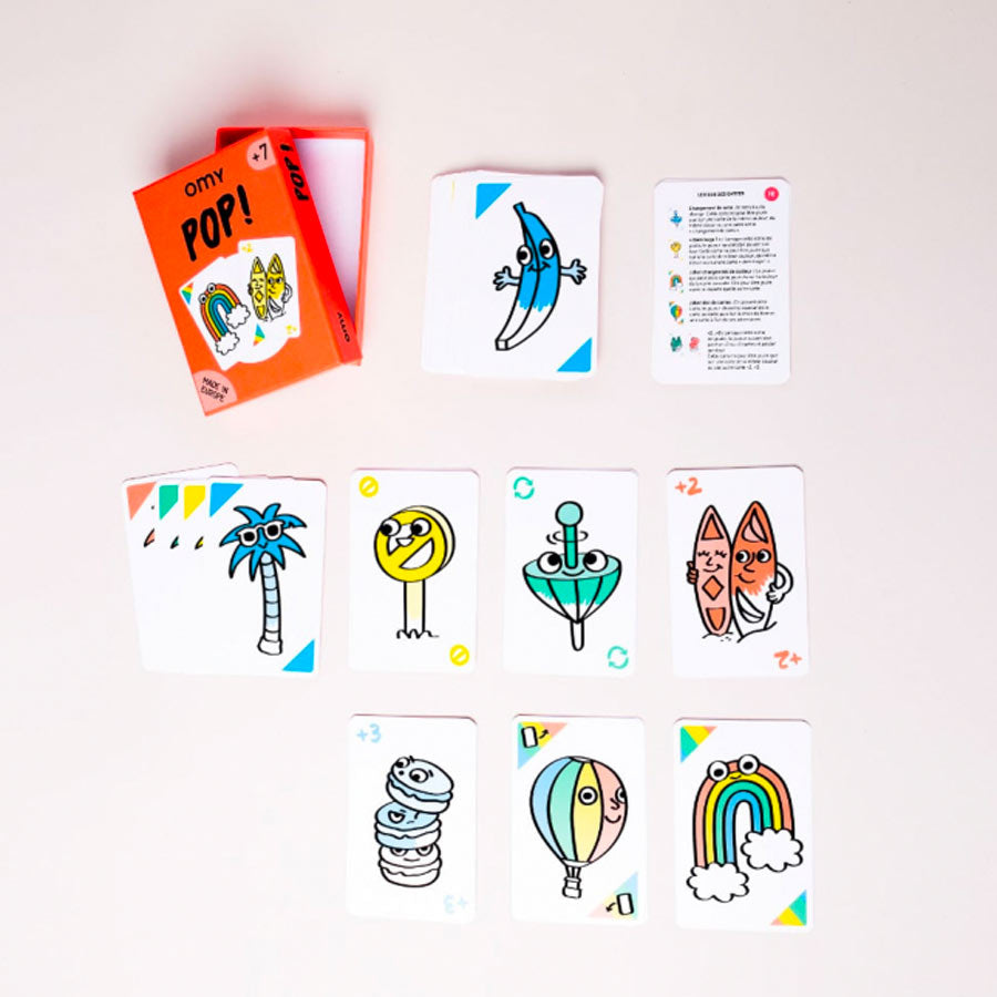 Jeu de cartes POP - OMY jeu de société éducatif – Atelier Kumo